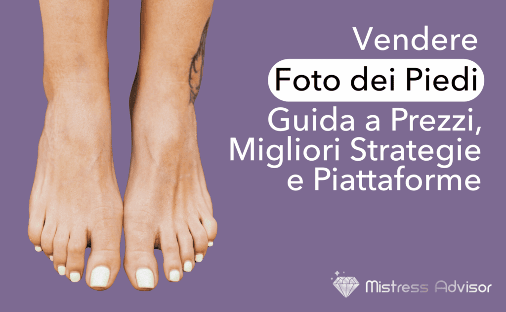 vendere foto dei piedi